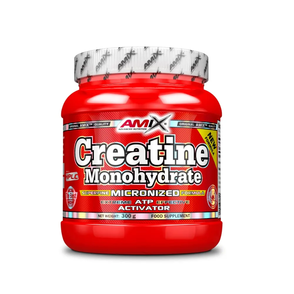 AMIX Creatina Monohidratada 100% Micronizada - 300 g - Sin Sabor