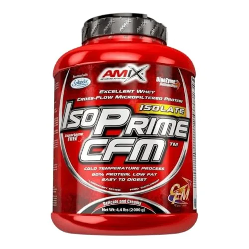 AMIX Proteína Isolada IsoPrime CFM - 2 Kg - Sabor Manzana Verde con Canela — foto 2