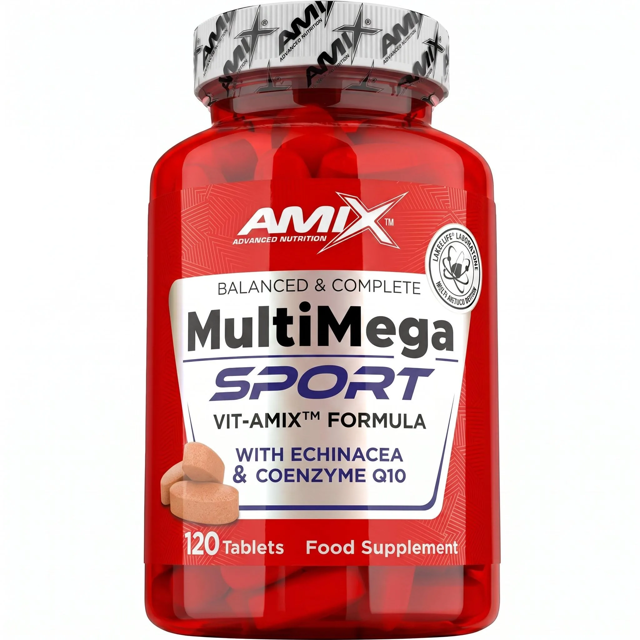 AMIX Multi Mega Sport - Multivitamínico Completo para Deportistas - 120 Tabletas